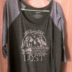 Torrid 3/4 Baseball Tshirt